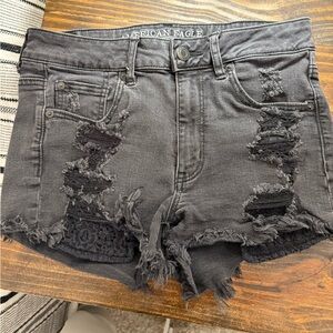 American Eagle Outfitters Black Super Stretch Shorts